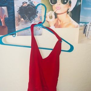 Brandy Melville Red Halter
